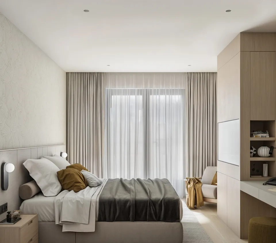 Cosy room interior at Aranka boutique hotel, Budva