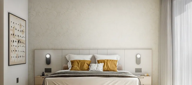 Standard Double room at Aranka — warm interiors, wood floors